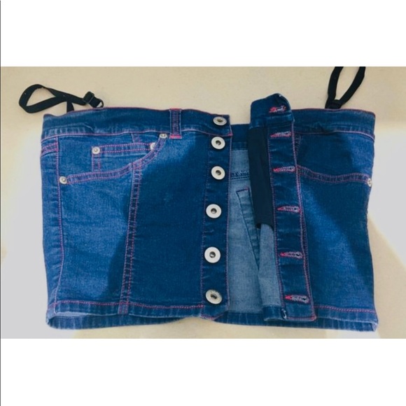 Dolce & Gabbana Denim Crop Top & Skinny Jeans Set - Picture 4 of 7